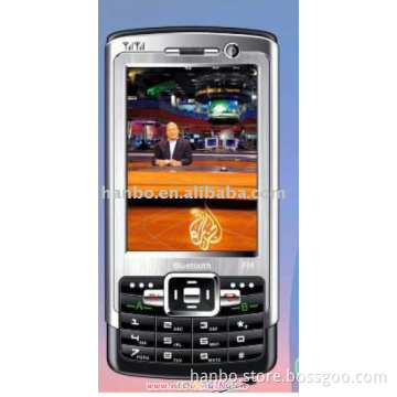 hr-t999 dual sim card two bluetooth dual standby digital tv two cpu slider mobile